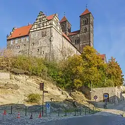 Ubicación de Quedlinburg