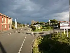 Carretera Avilés-Gijón (AS-19) a su paso por Guimarán