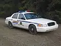 Ford Crown Victoria de la Policía Montada del Canadá