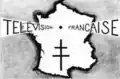 Logo de la RDF Télévision Française desde 1945 hasta 1949.