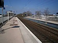 Andenes de la estación.