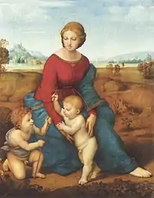 Virgen del prado, 1506, Kunsthistorisches, Viena