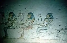 Tumba de Ramsés VII (detalle).