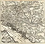 Mapa de 1661, Rascia en Banat y Sirmia.