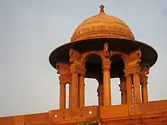 Chhatri del palacio de gobierno de New-Delhi