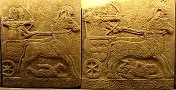 Carro hitita procedente de Carchemish (siglo IX a. C.)