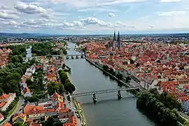 El Danubio en Regensburg