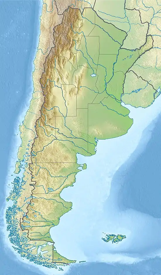 Lago Lácar ubicada en Argentina