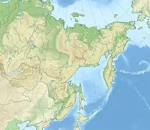 Península de Chukotka (Chukchi) ubicada en Distrito Federal del Lejano Oriente