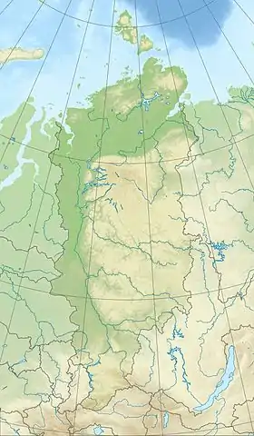 Meseta de Anabar ubicada en Krai de Krasnoyarsk