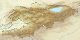 Kakshaal Too ubicada en Kirguistán