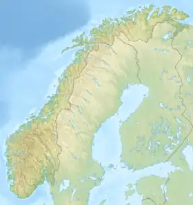 Fiordo  Storfjord ubicada en Noruega