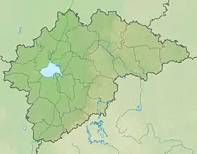 Lago Ilmen ubicada en Óblast de Nóvgorod
