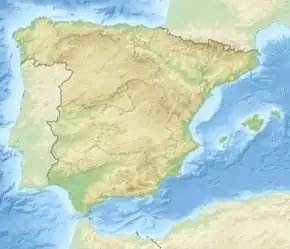 Sierra Nevada ubicada en España