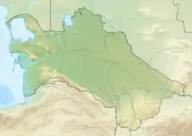 Pozo de Darvazá ubicada en Turkmenistán