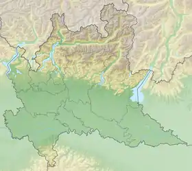 Valsassina ubicada en Lombardía