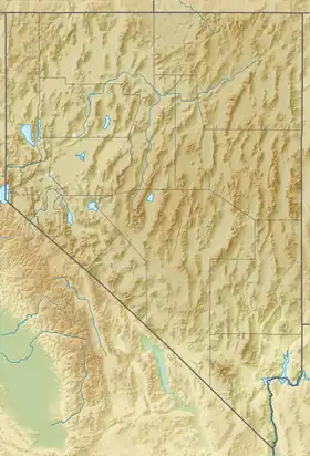 Yucca Mountain ubicada en Nevada