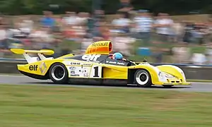 El Alpine A443 n.º1 de Jean-Pierre Jabouille y Patrick Depailler de las 24 Horas de Le Mans de 1978.