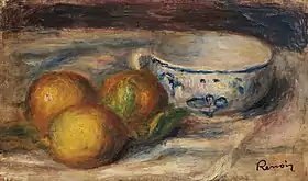 Auguste Renoir. Naturaleza muerta con limones y tazón (1910).