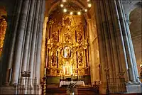 Retablo de la iglesia de San Miguel.