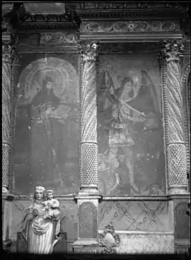 Detalle del retablo de 1907.