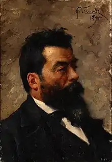 Retrato de Isidoro Brocos, 1894, Museo de Bellas Artes de La Coruña.