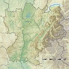 Aven de Orgnac ubicada en Ródano-Alpes