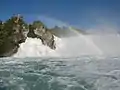 Cataratas del Rin con el arcoíris