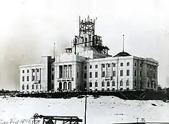 La construcción en 1898