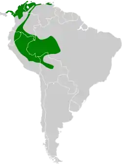 Distribución geográfica del picoplano equinoccial.