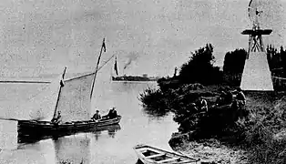 Cerca de Concepción en 1903, cuando aún era navegable