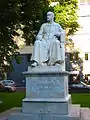 Estatua de Robert Koch, frente a la Charité de Berlín