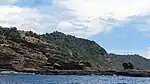 Roca tortuga en los alrededores de la Isla Salango