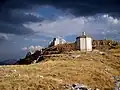 La fortaleza en lo alto de la montaña de Rocca Calascio