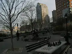 El Rockefeller Park en Battery Park City