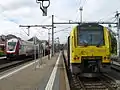 Trenes belgas y luxemburgueses en Rodange.