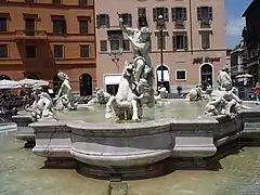 Plaza Navona, Fuente del Neptuno
