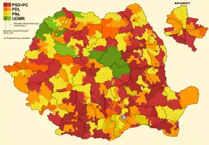 Elecciones legislativas de Rumania de 2008