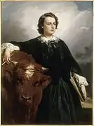 Retrato de Rosa Bonheur, por Édouard-Louis Dubufe (1857).