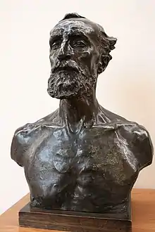 Busto de Dalou, por Rodin, 1883