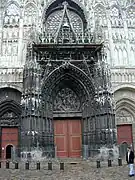 Catedral de Ruan, entrada