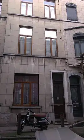 Rue van Aa, 94, Bruselas, Bélgica. En esta casa falleció Maximiliano Gómez, el Moreno, el 23 de mayo de 1971