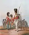Infantería de la Guardia 1835