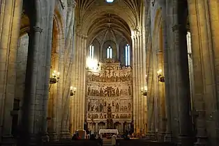 Interior de la Catedral de Guarda