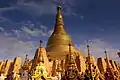 Pagoda o stupa de Shwedagon.