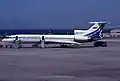 El avión derribado fotografiado en 1997.