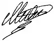 Firma de Milena Vukotić