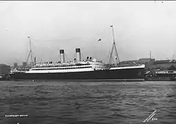 El RMS Empress of Ireland en 1905.