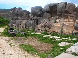 Los restos del templo de Ain Dara
