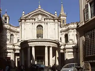 Santa Maria della Pace (1656-1667), de Pietro da Cortona.